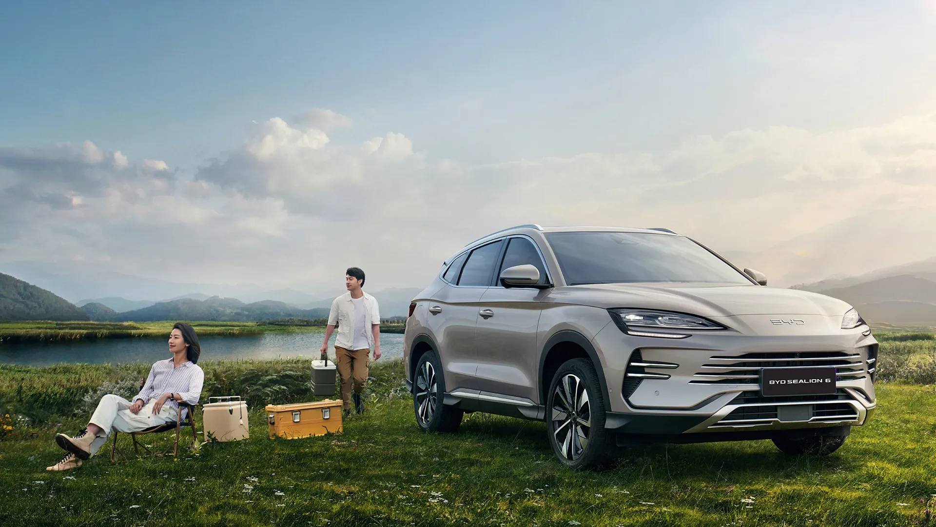 BYD Sealion 6 trong không gian thiên nhiên